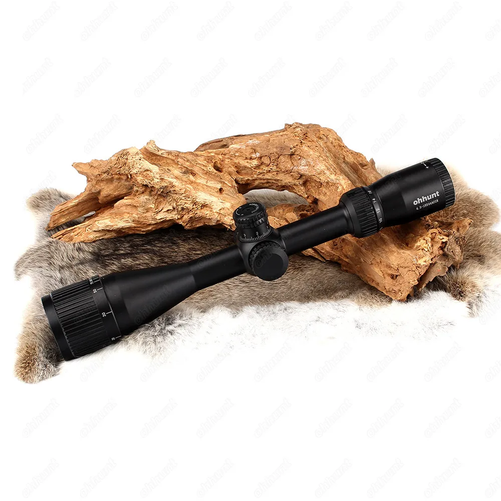 Ohhunt 4.5-18x44 AOIR Hunting Riflescope Red Green Blue Illumination Reticle Tactical Optics Optical Sight Target Rifle Scope (12)