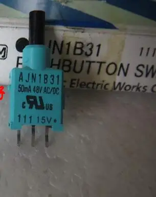 

Free Shipping 2pcs/LOT Japanese toggle switch AJN1B31 single side 3 foot 50mA 48VAC/DC button switch Push button switch