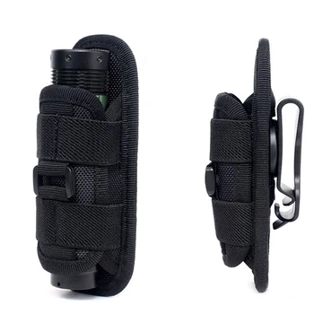 

Tactical Flashlight Nylon Holster Torch Carry Case Belt Pouch Flashlight Pouch Outdoor Sport Handing Bag Hunting Accessories Bag