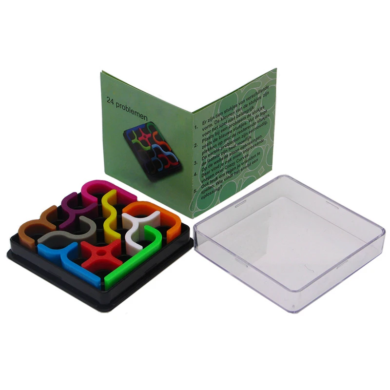

24 Levels Funny Educational Toys Lazy Curves Brain Teaser Logic Game Logical Reasoning Spatial Thinking Puzzle creative