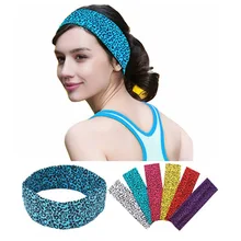 Для Женщин Йога эластичная повязка на голову леопарда Тюрбан повязка на голову Женские аксессуары Для женщин бандана; повязка на голову