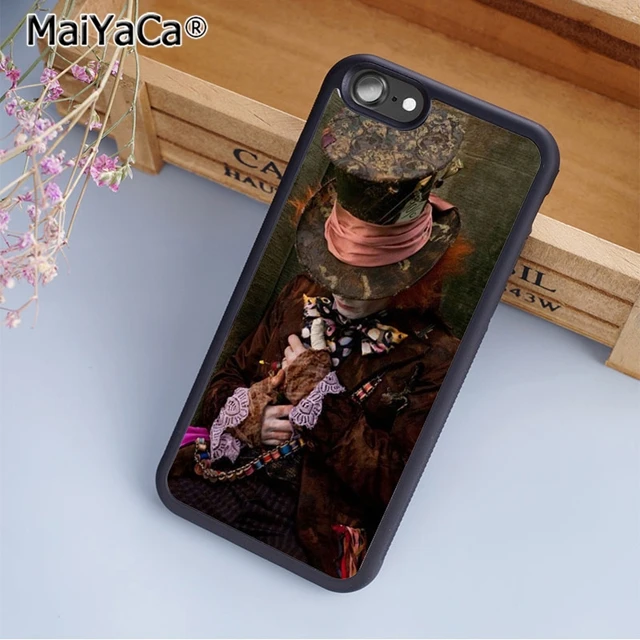 

MaiYaCa Mad Hatter Johnny Depp Phone Case Cover for iPhone 5 5s SE 6 6s 7 8 X XR XS max samsung galaxy S5 S6 S7 edge S8 S9 Plus