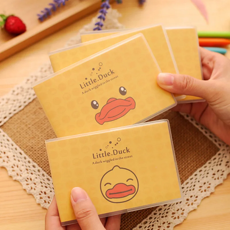 

Cartoon Rhubarb Duck Korean Creative Gum Cover Stationery Notepad Office Supplies School Cute Filofax Notebook Diary Students