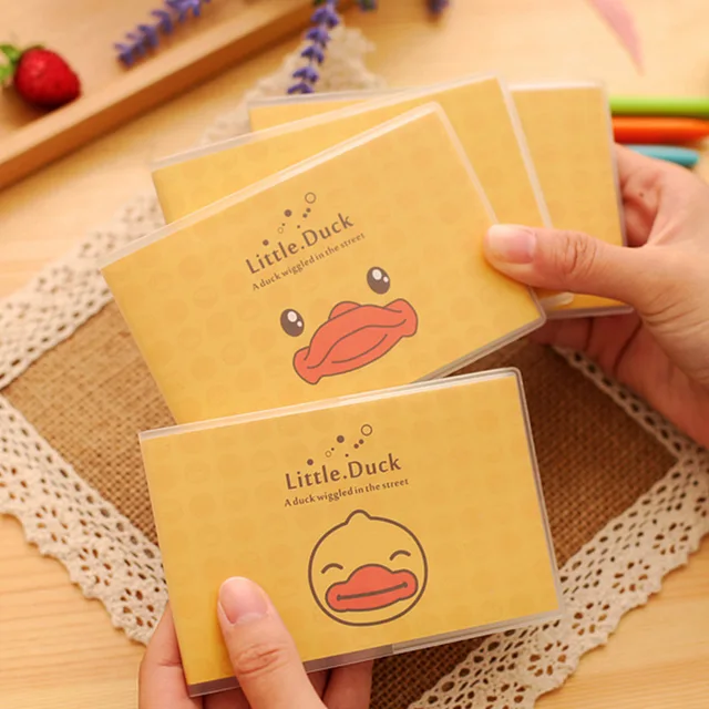 cartoon rhubarb duck korean creative gum cover stationery notepad