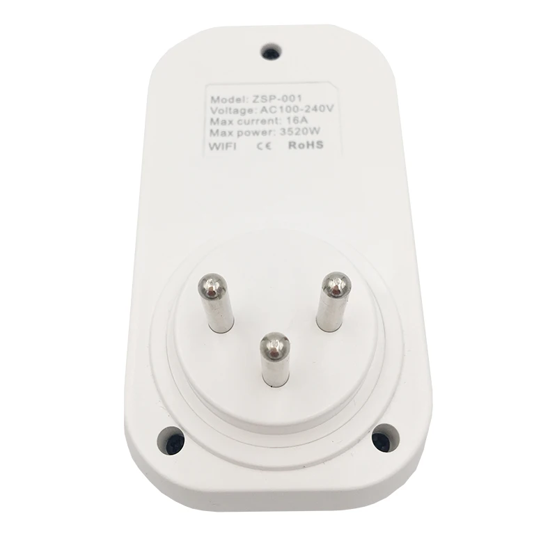 Comprar Lonsonho Tuya Israel enchufe inteligente Wifi inteligente del zócalo 16A 3 Pin con trabaja con Alexa eco Google Mini