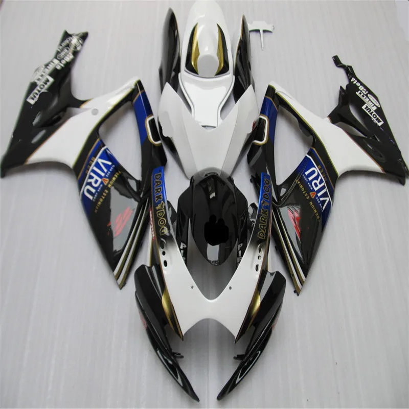

Nn- Motorcycle Fairing Kit for SUZUKI GSXR 600 750 K6 06 07 GSXR600 GSXR750 2006 2007 ABS White black BLUE Fairings set