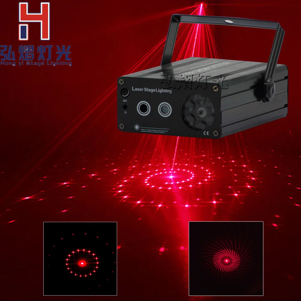 

Mini LED 2in1 Laser Disco Stage Light Party Pattern Lighting Projector Show Laser Projector Lights Home Party Christmas Light