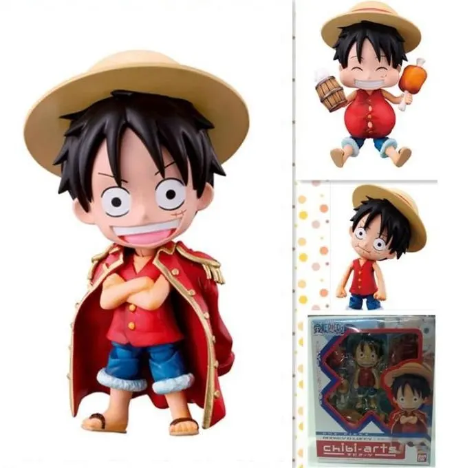 Free shipping, One Piece Monkey D Luffy Nendoroid series ,PVC Figure