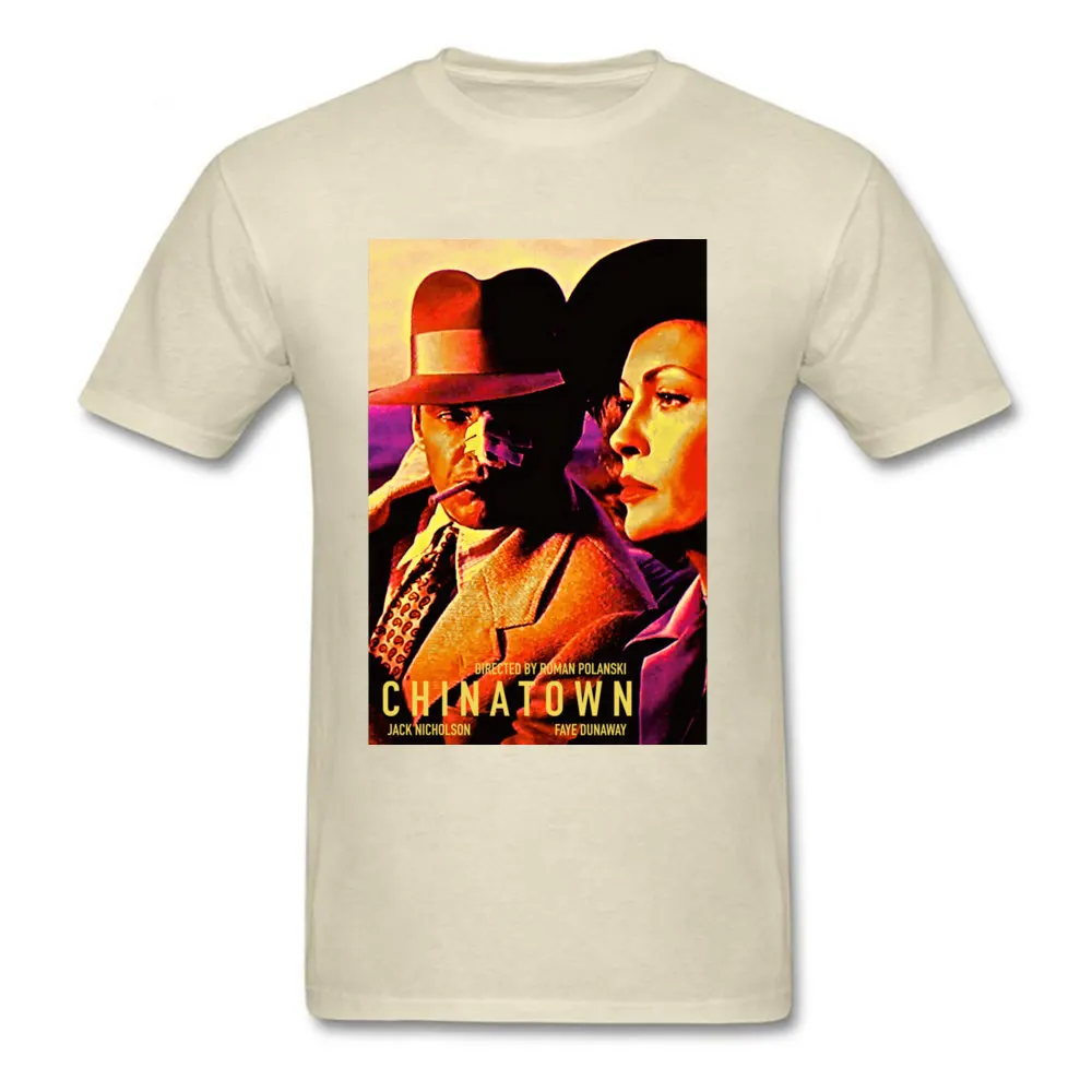CHINATOWN 4 18337 Plain Short Sleeve Printed T-shirts 100% Cotton O-Neck Men Tees Birthday T-shirts Summer Drop Shipping CHINATOWN 4 18337 beige