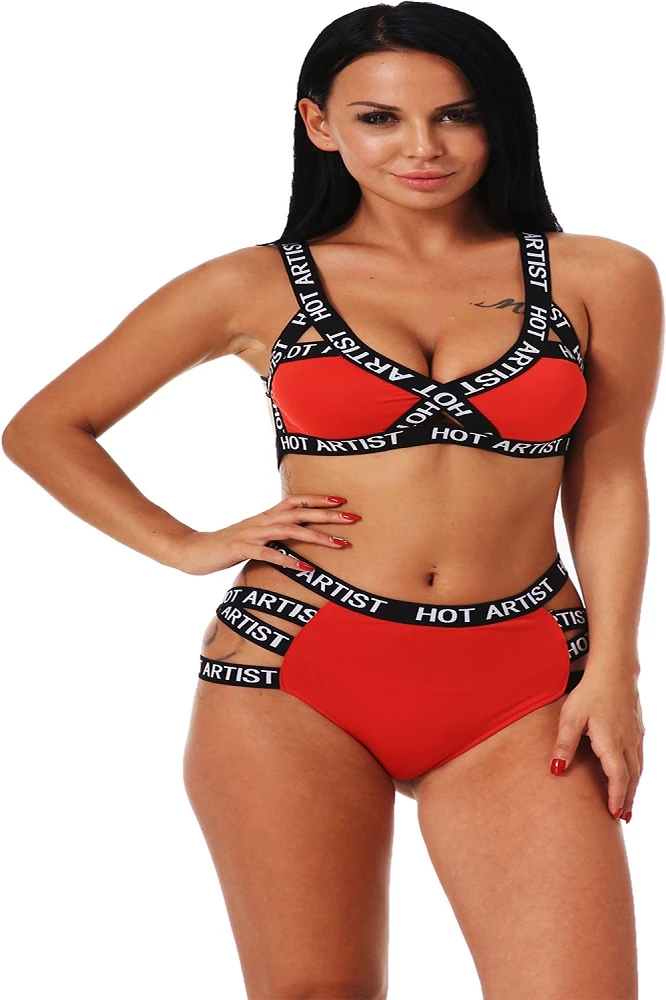 Conjunto de interior para mujer Sexy corsé vendaje artista estampado sujetador + Pantalones|Conjunto de sujetador y braga| - AliExpress