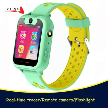 

2018 Touch Screen Smart Real-time GPRS Tracker Location SOS Call Remote Monitor Camera Flashlight Watch Wristwatch for Kid Child