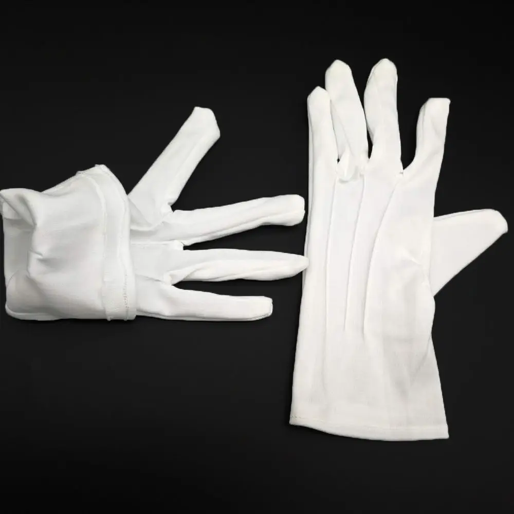 1Pair White Formal Gloves Tactical Gloves Tuxedo Honor Guard Parade