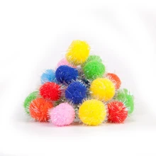 10/15/20 мм блеск помпон плюшевые шары DIY ремесел Главная Декоративные цветы разведки развивающие игрушки Интимные аксессуары