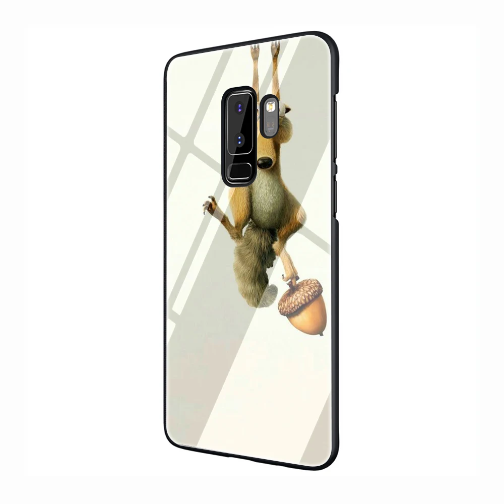 Cartoon Ice Age Tempered Glass Phone Cover Case for Samsung Galaxy S7 edge S8 9 10 Note 8 9 10 Plus A10 20 30 40 50 60 70 - Цвет: G12