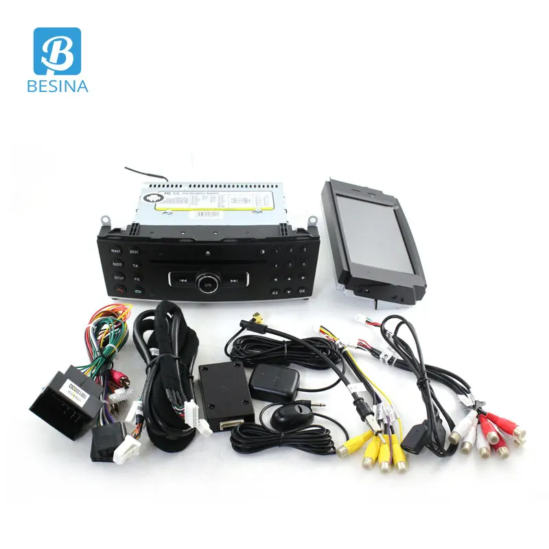 Автомобильный DVD плеер Besina 1 Din Android 10 0 для MERCEDES BENZ C Class C200 C180 W204 GPS навигация Wi Fi