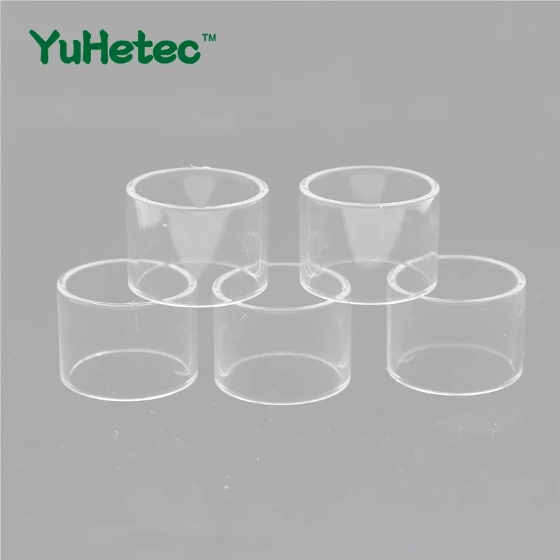 

5PCS Original YUHETEC Replacement Glass TUBE for Vapor Storm Hawk Tank 2ML/6ML