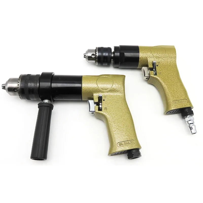 

Pneumatic Hand Drill Held Positive/Reverse air Drill 10/13mm Gun Type Pneumatic Drill Tools