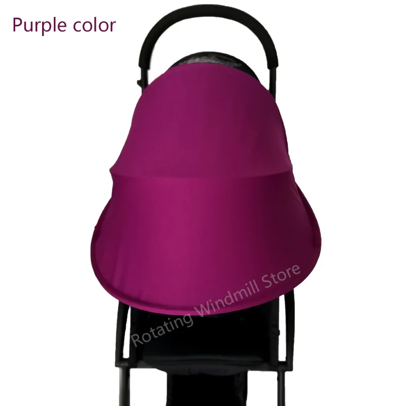 Детская коляска козырек солнцезащитный затенение крышки ребенка Аксессуары для колясок навесной чехол для йо-йо+ YOYA и Высокая Пейзаж коляска солнце Гуд - Цвет: purple