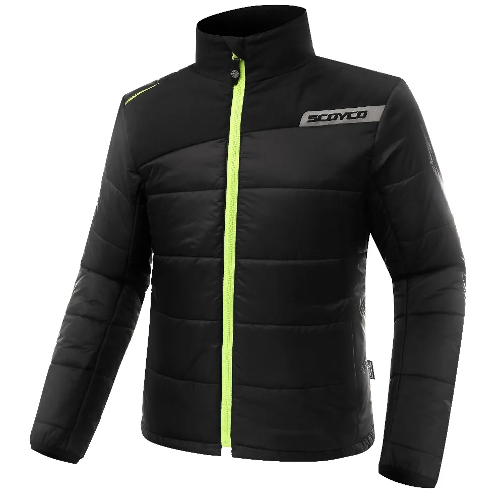 SCOYCO motocicleta chaqueta Moto a prueba de viento Racing chaqueta Blouson Moto con cinco protectores Moto negro y rojo