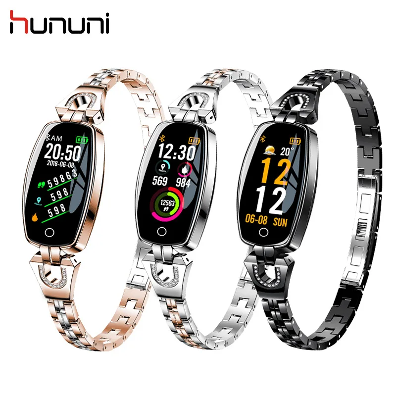 

Hununi H8 Smart Wrsitband Women Bracelet Activity Fitness Tracker Heart Rate Monitor Color LCD Wearable Devices For Smart Phone