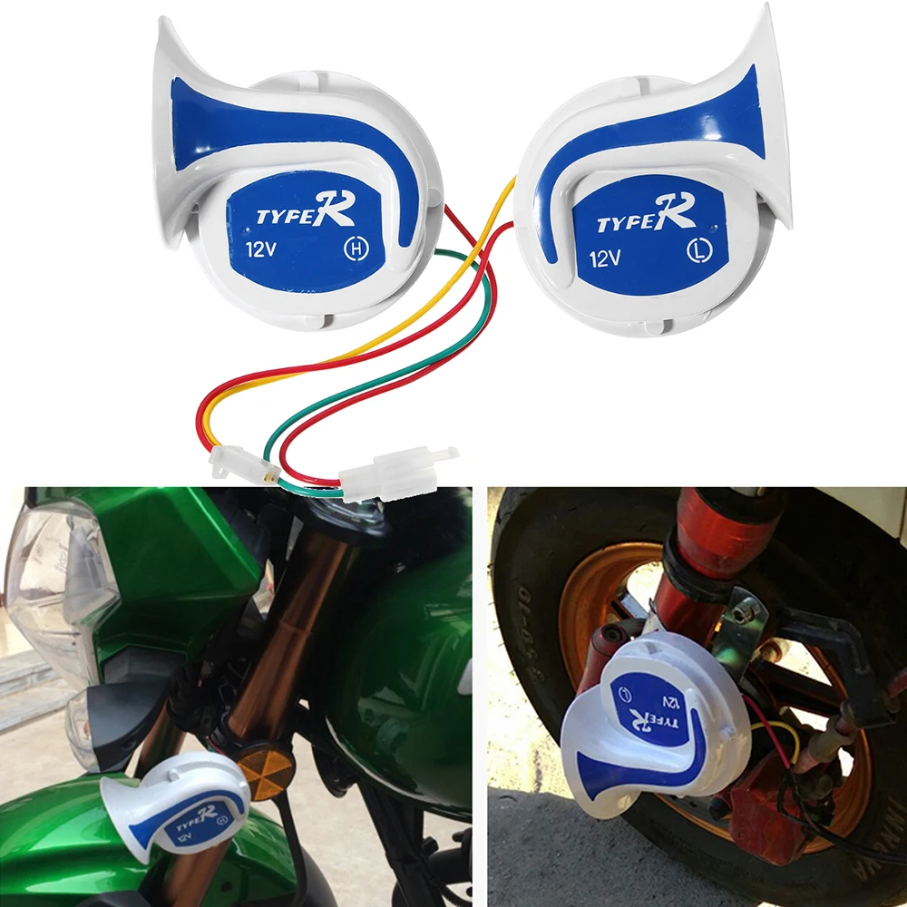 Electric Digital Siren Snail Loud Air Horns Motorcycle horn car hornin