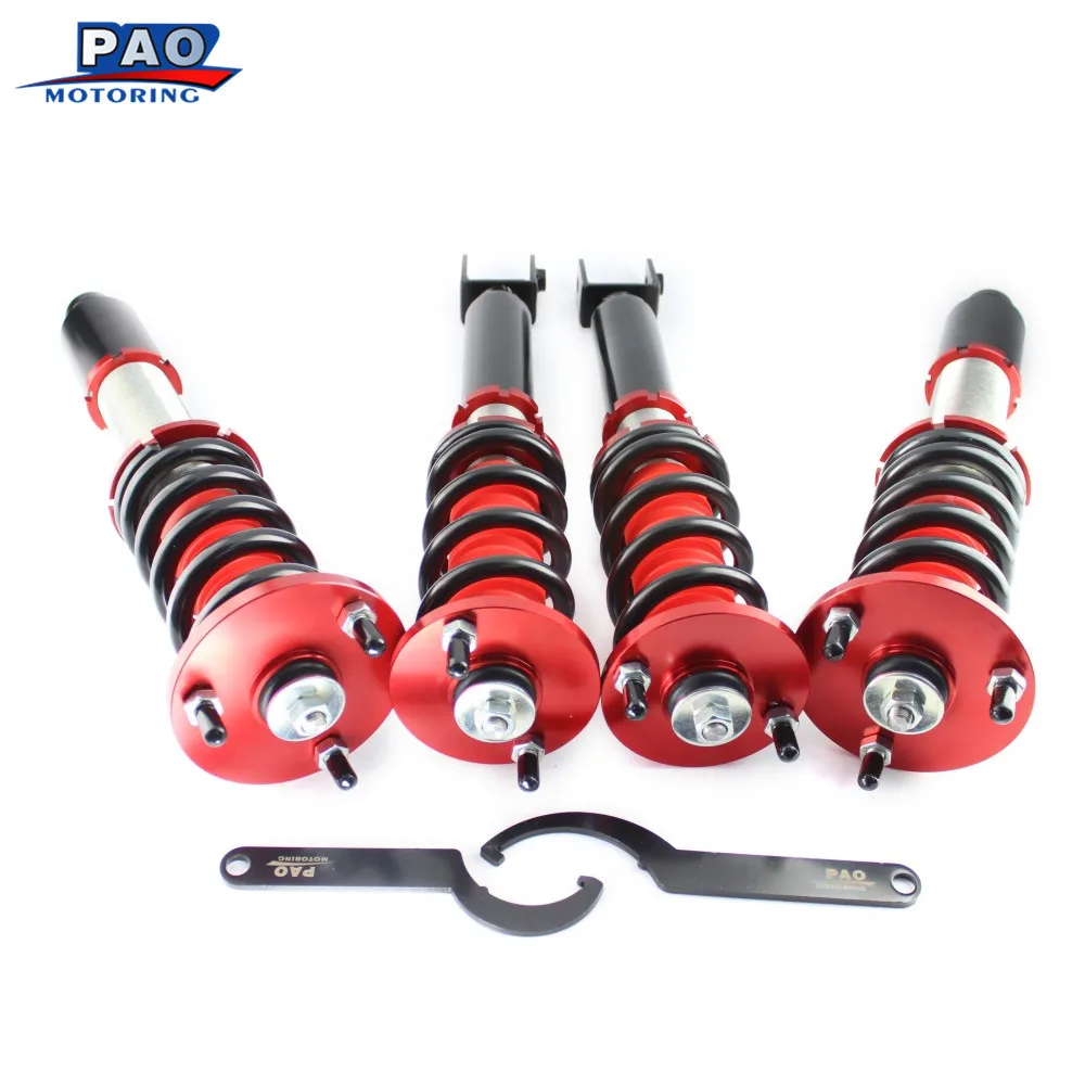 

For Honda Accord 8th Gen 2008-2012 Full Set Coilovers Spring Kit Spring Shocks Damper Suspension Struts Pressure Bearing