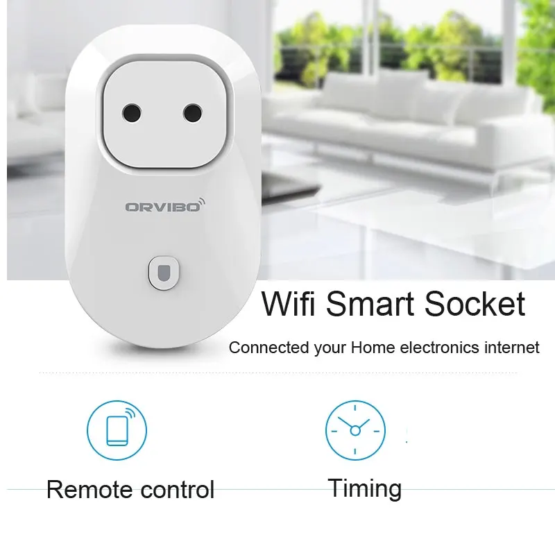 

Wifi Charger plug EU Standard smart Power Socket WiFi Smart Switch Travel Plug Socket Home Automation for iPhone Android phone