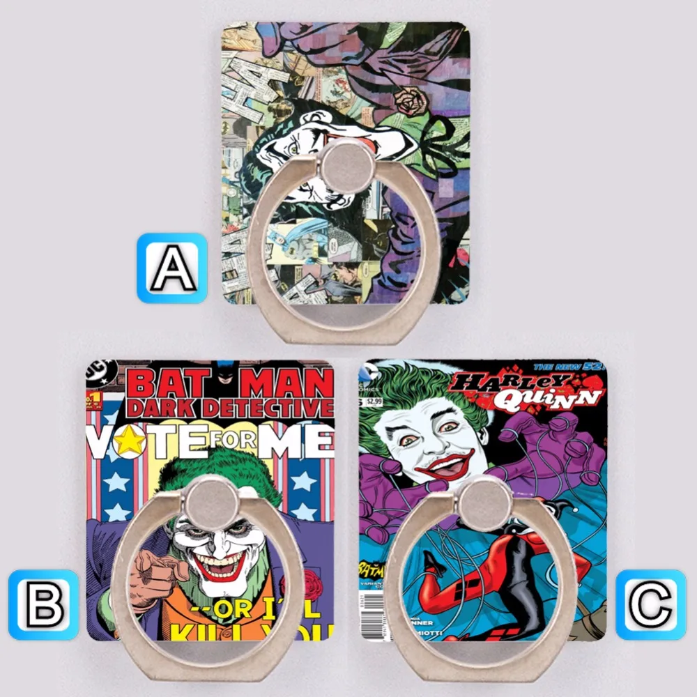 

Joker Harley Quinn Cell Mobile Phone Holder Ring Mount Universal Rotate