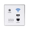 Bcsongben Smart WIFI sans fil répéteur extender mur intégré 2.4 Ghz routeur panneau 300 M 220 V puissance AP relais usb chargeur prise ► Photo 3/5