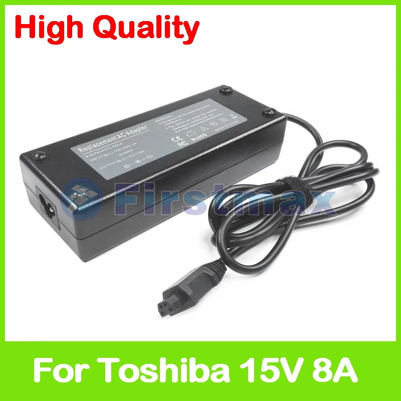 For Toshiba 15V 8A 120W laptop AC adapter charger PA3237U 1ACA for