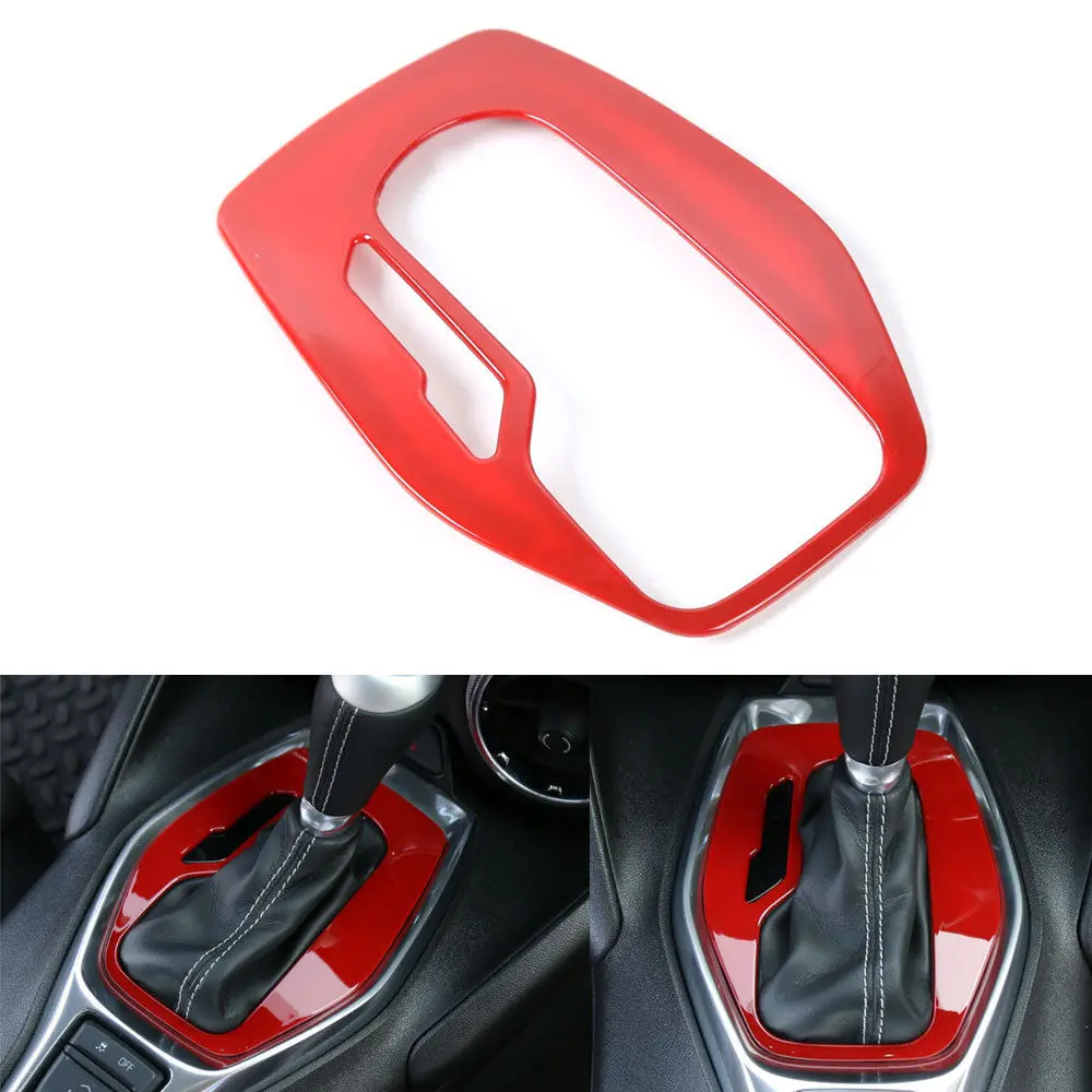 BBQ @ FUKA Matte ABSGears Panel de Cambio cubre las piezas interiores del coche apto para Chevrolet Camaro 2017 accesorios para el estilo del coche