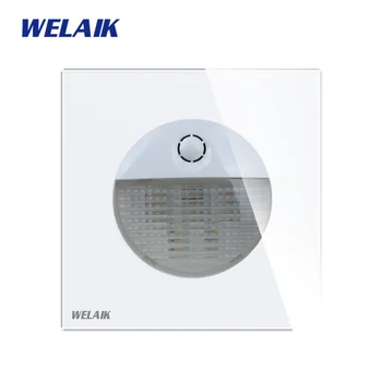 

WELAIK Glass-Panel Foot-light UK-Standard AC110~250V B18DJDW