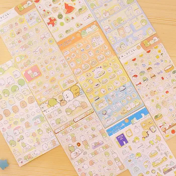 

2 pcs/lot Molang Rabbit Decorative Stationery Stickers Scrapbooking DIY Diary Album Stick Lable school supplies