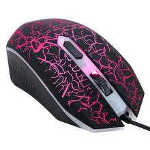 Игровая мышь VODOOL K1901, геймер, 1600 dpi, 4 кнопки, 7 цветов, USB, компьютерная, проводная, бесшумная, эргономичная, для ПК, ноутбука, компьютерная мышь