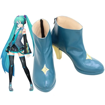 

Anime Vocaloid Hatsune Miku Cosplay Boots Shoes Custom Made