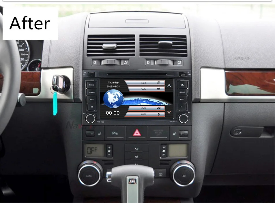 Excellent car dvd radio player for VW Volkswagen Touareg/Transporter T5 Multivan 2002-2010 car gps navigation system 7 inch 2 din canbus 4