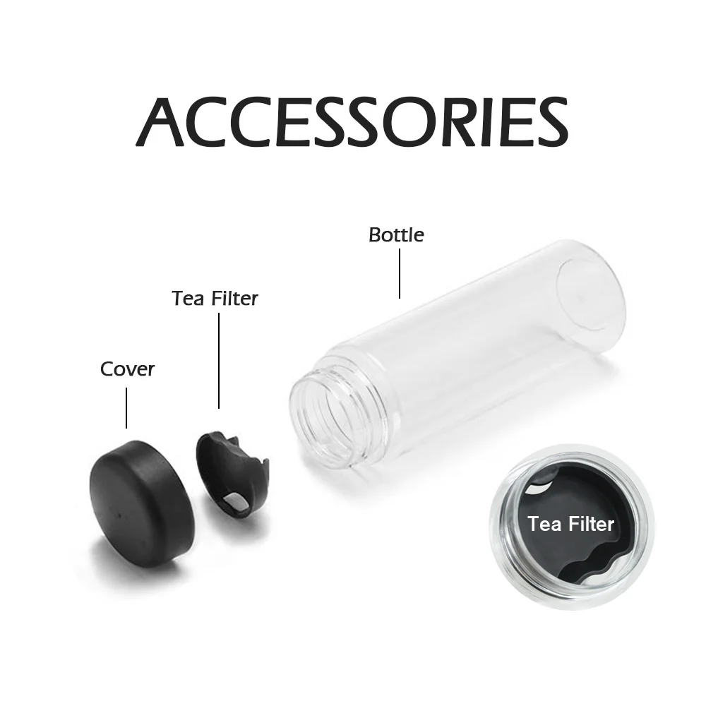 Моя бутылка Пластик 500 мл PP Бутылки для воды прозрачный или матовый ...