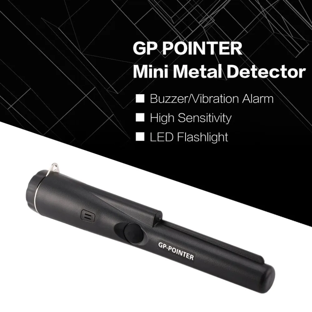 

Newest GP POINTER Handheld Mini Pro Pinpointing Metal Detector Gold Silver Coin Treasure Finder Hunting Search Vibration Alarm