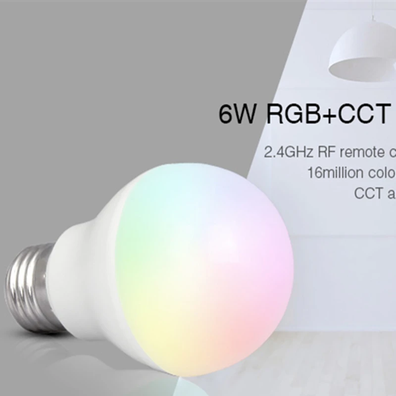Светодиодный светильник Mi FUT014 E27 6 Вт RGB + CCT смарт лампа мобильный телефон