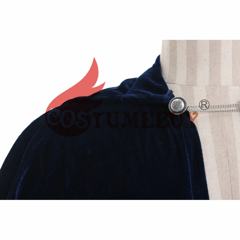 CostumeBuy, Мужская мантия, бархатный плащ, пальто, куртка, Wicca Robe, средневековый плащ, шаль для Хэллоуина, опера, косплей, LARP, костюм ведьмы, волшебника