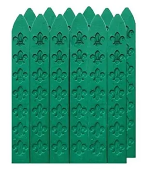 

New 12PCS Vintage Green Wax Sealing Carved Sticks for Wax Seal Sealing Stamp Decorative Wedding Invitations