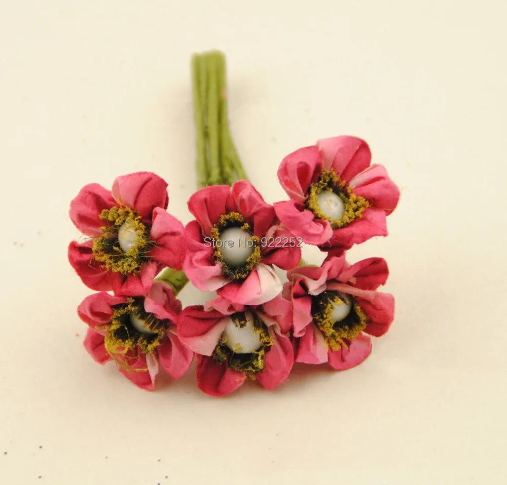 

handmade cheap artificial mulberry paper roses bouquet,diy craft scrapbooking accessories&decoration for hair garland&decor box