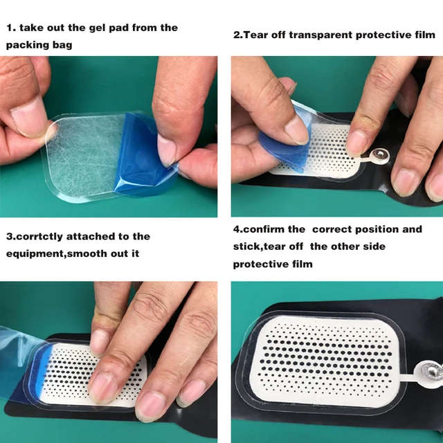 Gel Pads For EMS Machines Replacement Hydrogel Stickers 50 Pieces