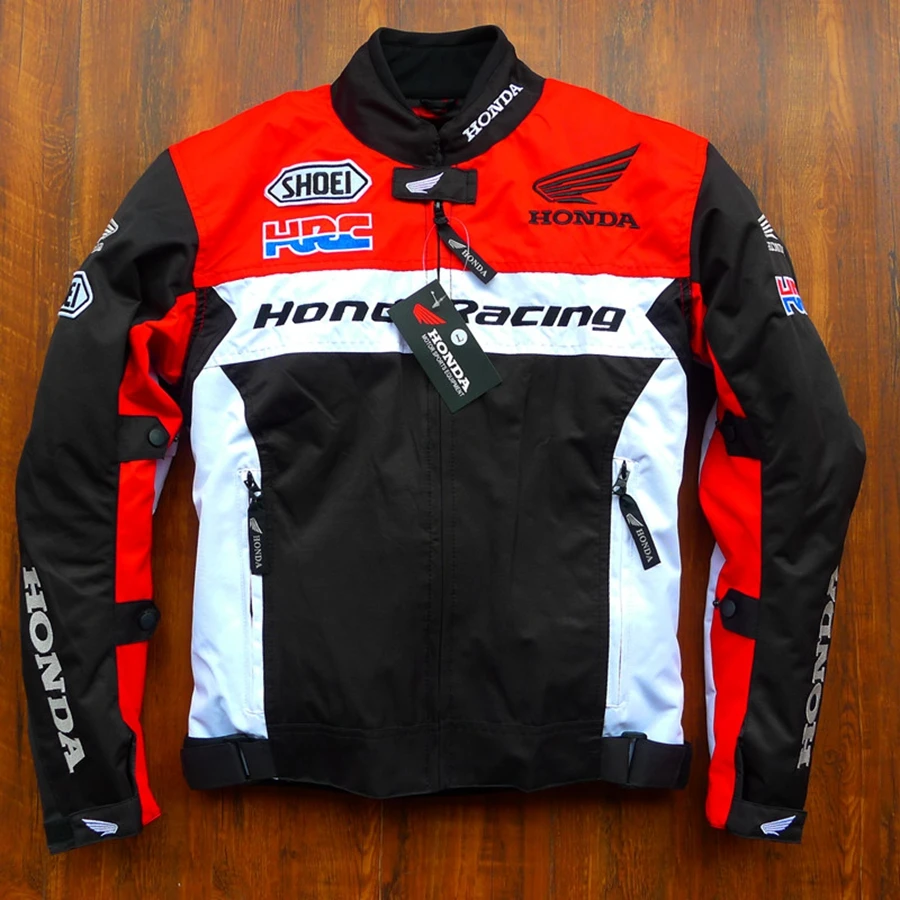 

Free shipping 1pcs Men Motocross windproof Cotton Liner Clothing Motorbike Protection Riding Motorcycle Jacket With 5pcs Pads