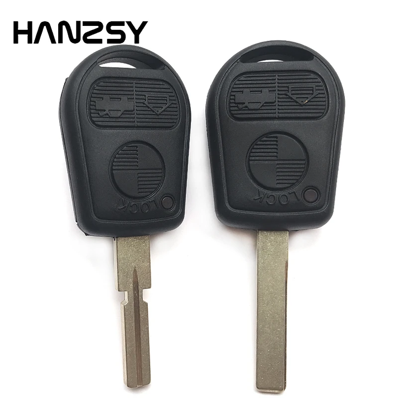 

3 Buttons Remote Car Key Shell Case for BMW E31 E32 E36 E38 39 Replacement Keyless Automatic control Key Fob & Uncut Blade