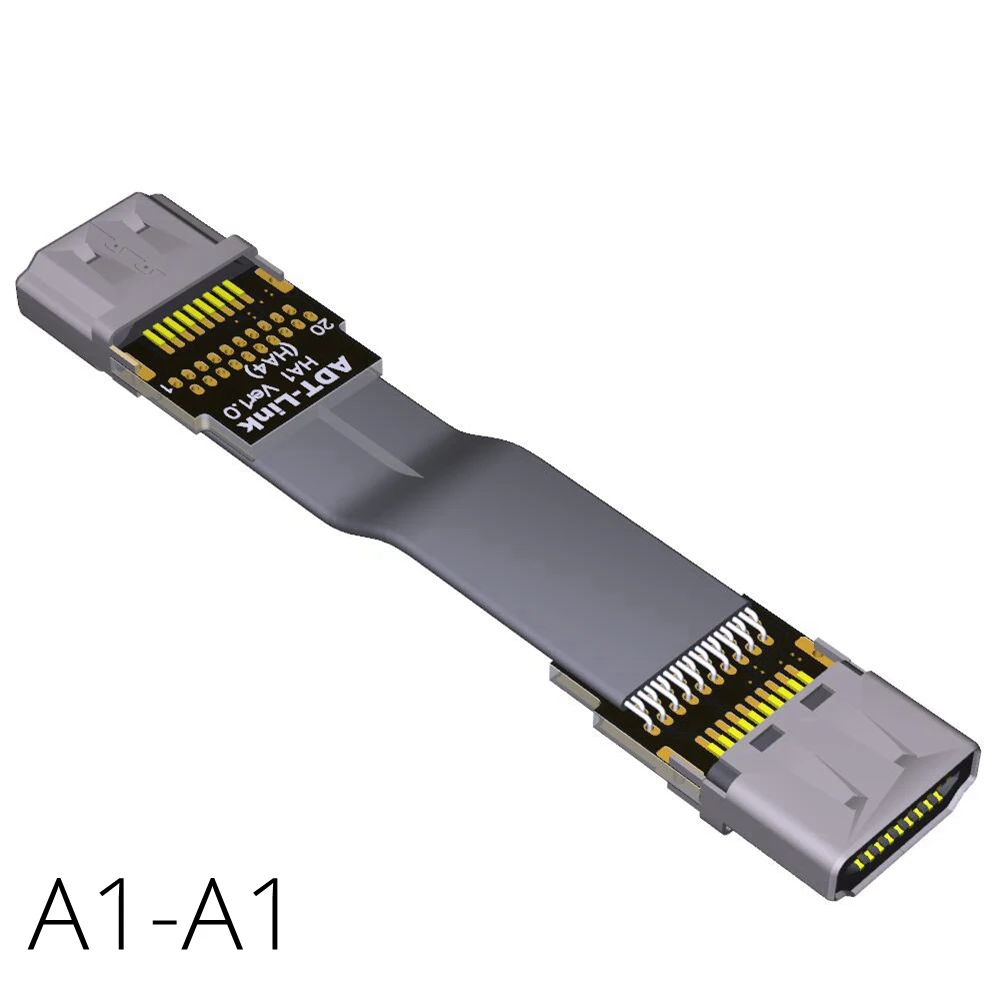 HDMI 2 0 к Мужской Стандартный нормальная Мужская FFC FPV плоский ленточный кабель из