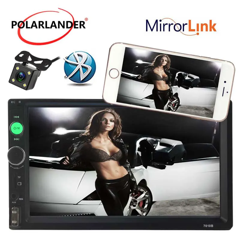 Car stereo car MP4 MP5 player 2 DIN Bluetooth 7 inch car radio with remote control 7010B1 car audio Mirror Link Car stereo car MP4 MP5 player 2 DIN Bluetooth 7 inch car radio with remote control 7010B1 car audio Mirror Link
