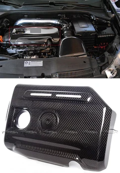 

Carbon Fiber Engine Valve Cover Protector Fit For Volkswagen GOLF VI 6 MK6 G-T-I SCIROCCO Car Styling