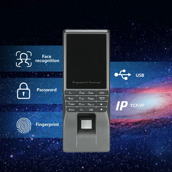 

Biometric Facial Face Fingerprint Password Lock Access Control Attendance Machine TCP/IP Screen Employee Checking-in Recorder