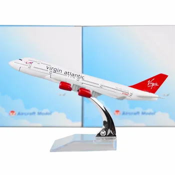 

The British Virgin Airways Boeing 747, 16cm, Metal Airplane Models Child Birthday Gift Models Free Shipping